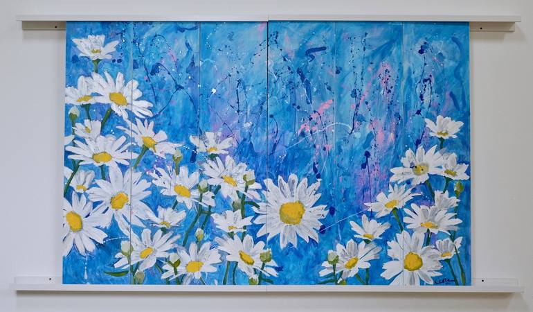 Original Abstract Floral Painting by Ceora Derow