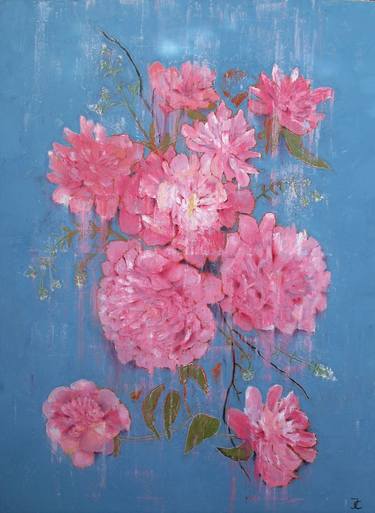 Print of Impressionism Floral Paintings by Irina Roziti