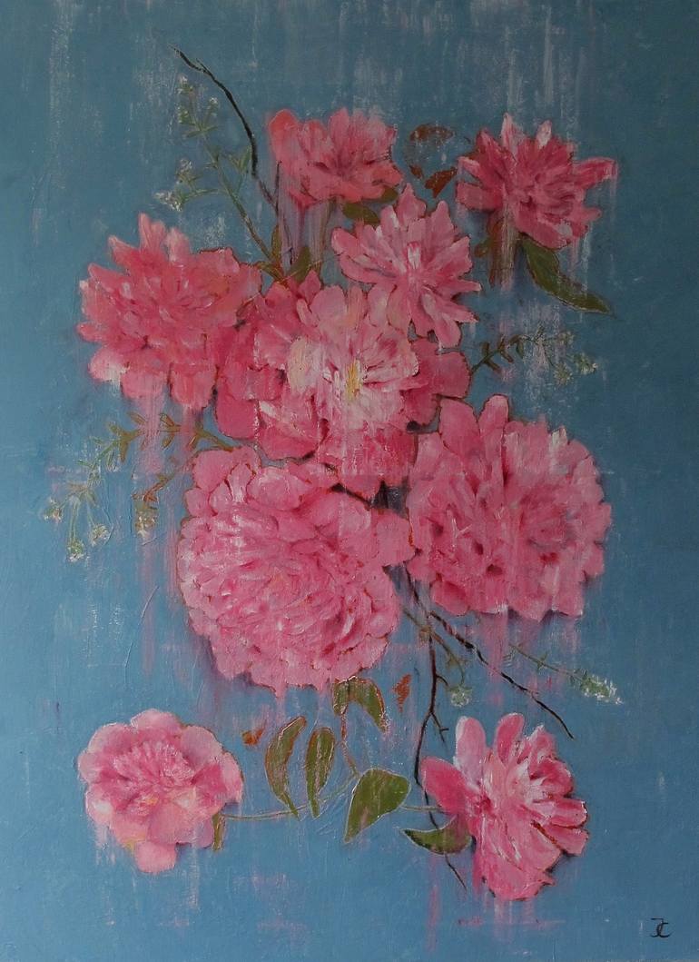 Original Floral Painting by Irina Roziti