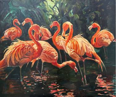 Original Impressionism Animal Paintings by Julia Bilenko
