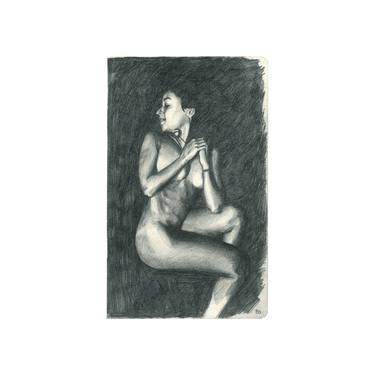 Original Figurative Women Drawings by Daniel Bo