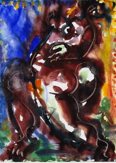 Original Expressionism Nude Paintings by Vadim Filimonov