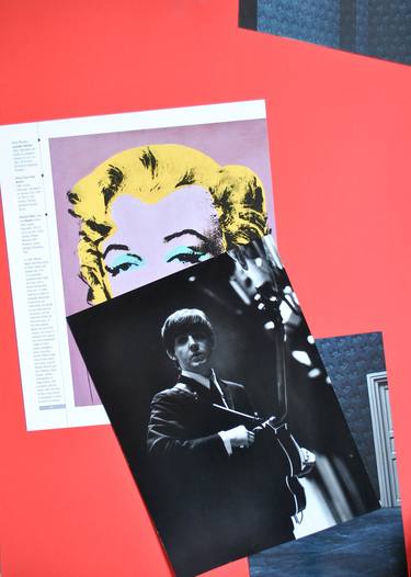 Original Dada Pop Culture/Celebrity Collage by Katie Matthews