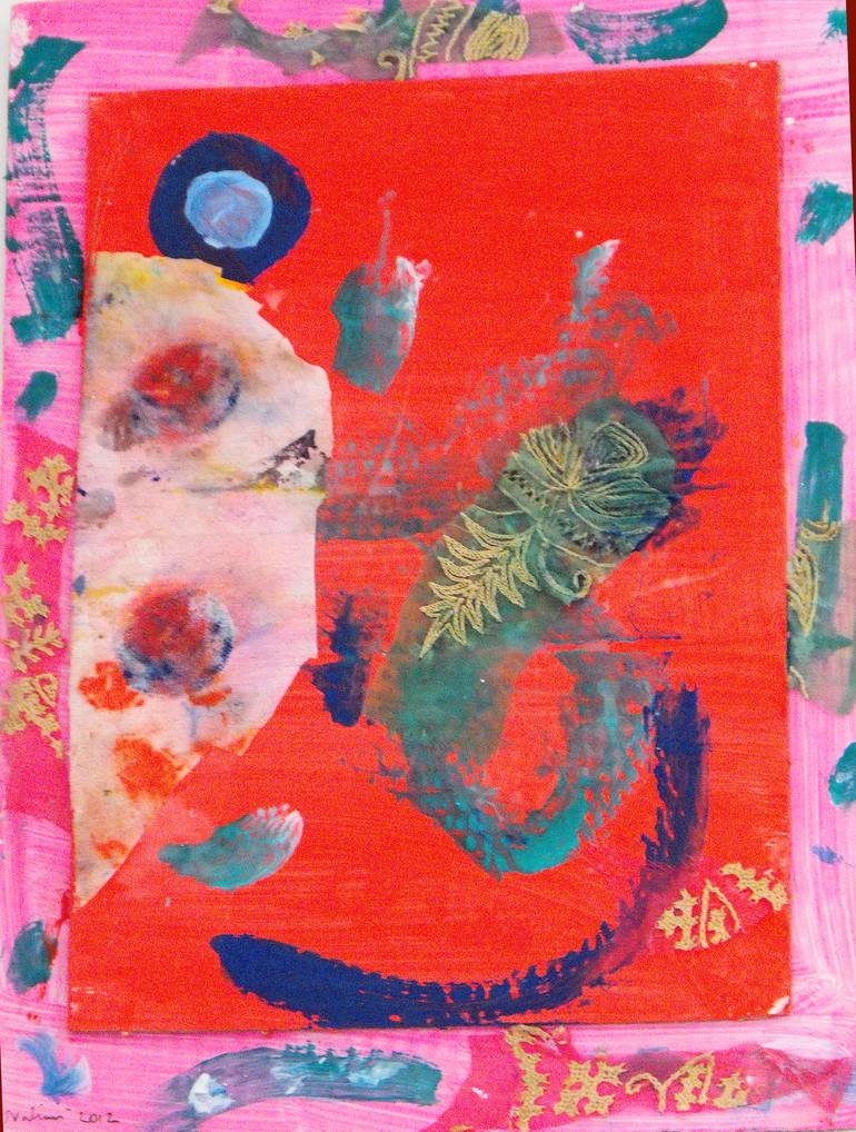 Original Abstract Collage by Nalini Cook