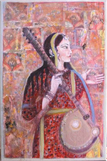 Original Figurative Music Paintings by Nalini Cook
