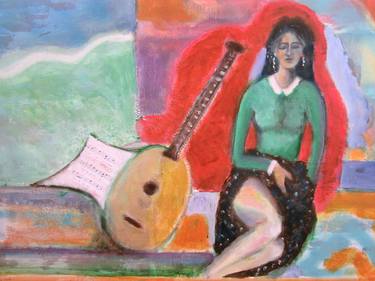 Original Music Paintings by Nalini Cook