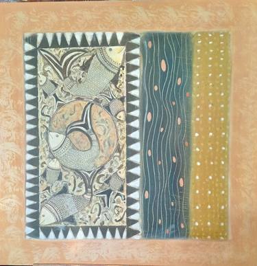 Original Abstract Expressionism Fish Paintings by Nalini Cook