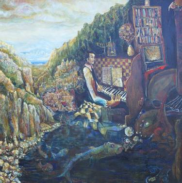 Print of Surrealism Music Paintings by Ben J Gross