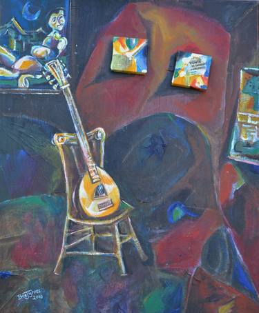 Print of Figurative Music Paintings by Ben J Gross