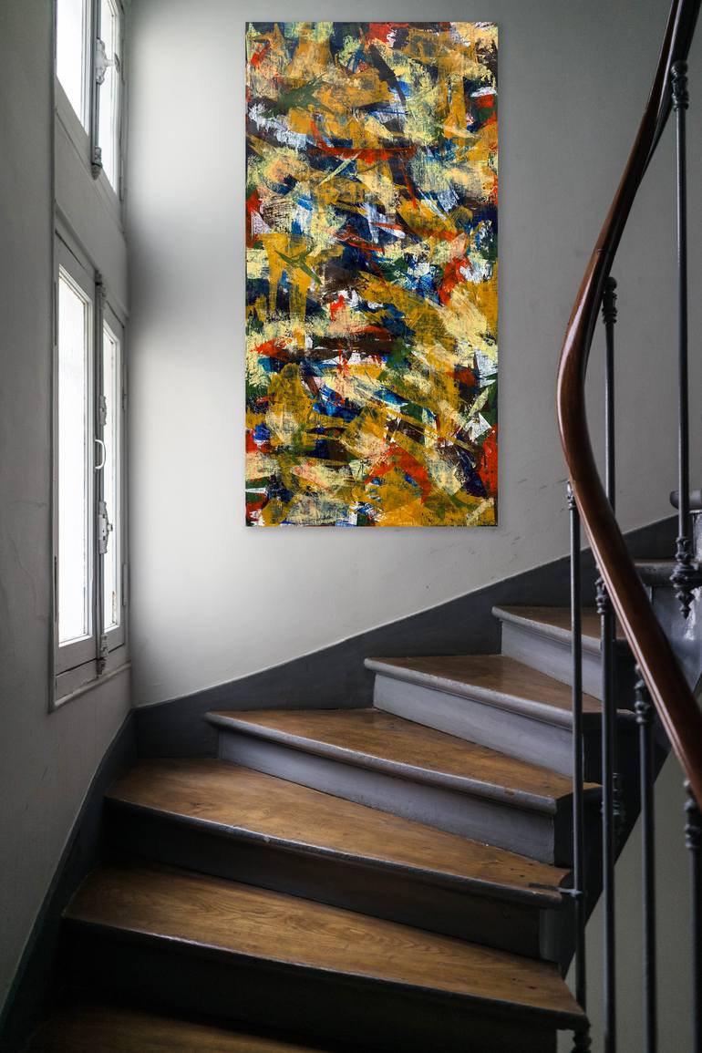 Original Abstract Expressionism Abstract Painting by Michael A Mccullough