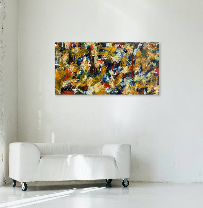 Original Abstract Expressionism Abstract Painting by Michael A Mccullough