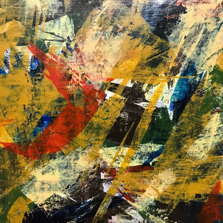 Original Abstract Expressionism Abstract Painting by Michael A Mccullough