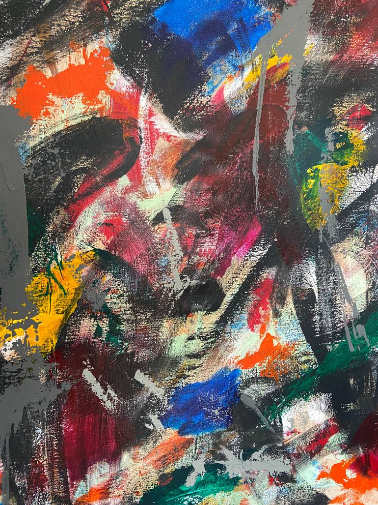 Original Abstract Expressionism Abstract Painting by Michael A Mccullough