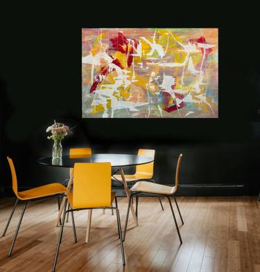 Original Abstract Expressionism Abstract Painting by Michael A Mccullough
