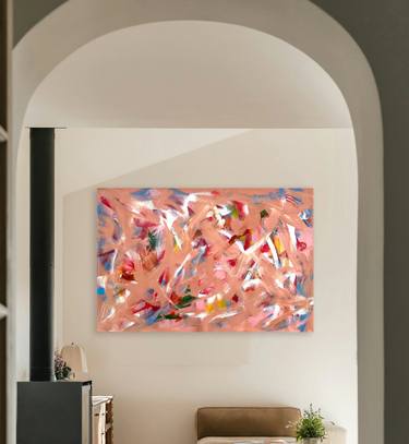Original Abstract Expressionism Abstract Painting by Michael A Mccullough