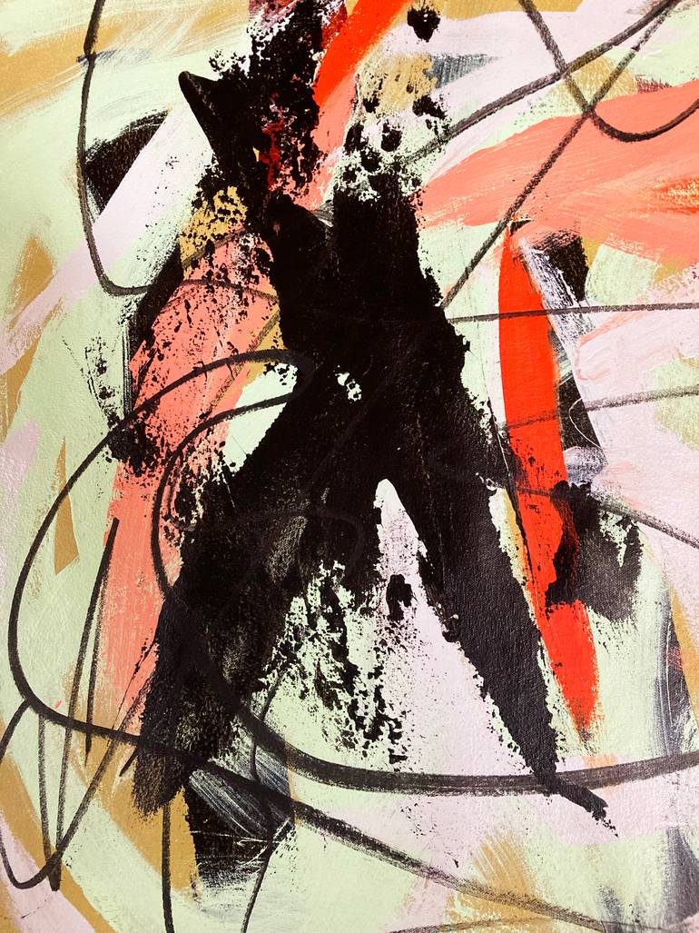 Original Abstract Expressionism Abstract Painting by Michael A Mccullough