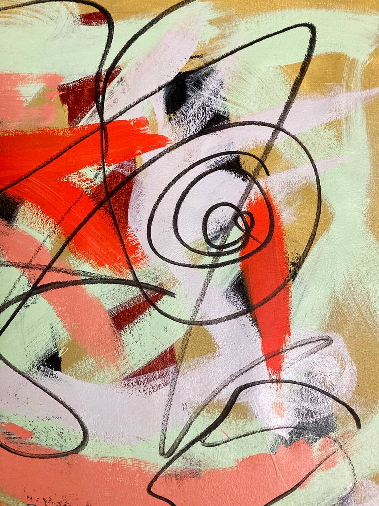 Original Abstract Expressionism Abstract Painting by Michael A Mccullough