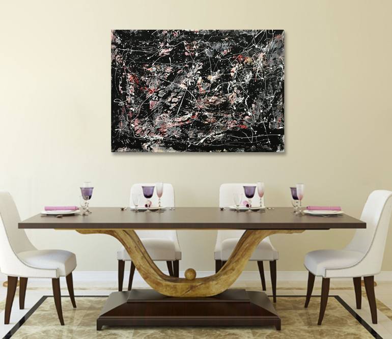 Original Abstract Expressionism Abstract Painting by Michael A McCullough