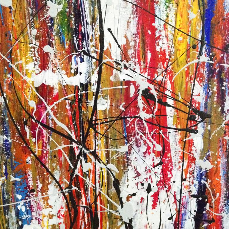 Original Abstract Expressionism Abstract Painting by Michael A McCullough