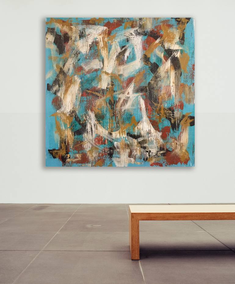 Original Abstract Expressionism Abstract Painting by Michael A Mccullough