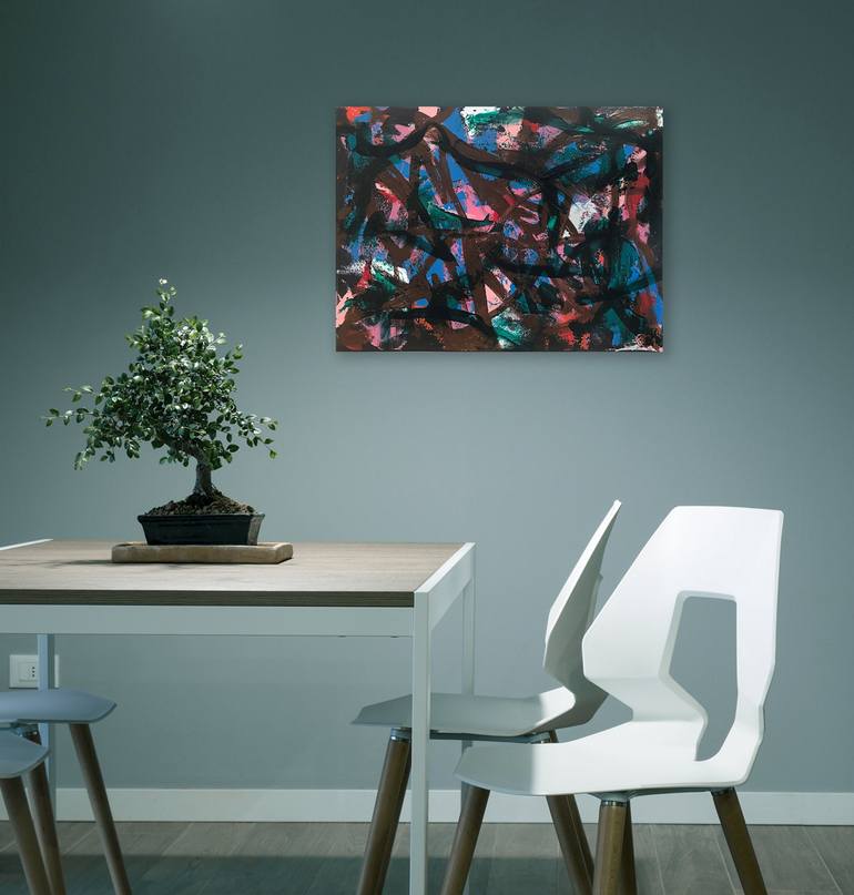 Original Abstract Painting by Michael A McCullough