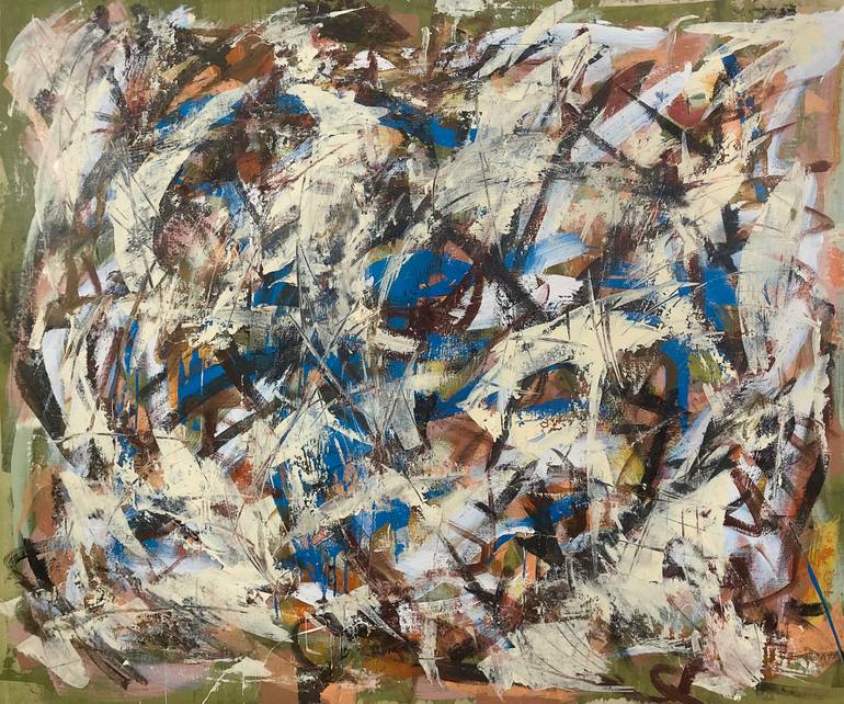 Original Abstract Expressionism Abstract Painting by Michael A Mccullough