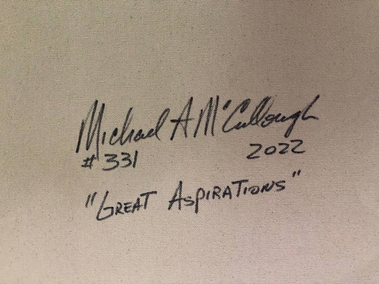 Original Abstract Expressionism Abstract Painting by Michael A Mccullough