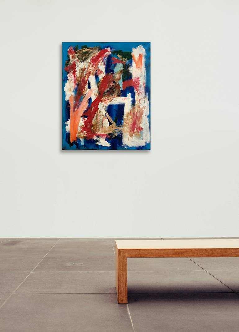 Original Abstract Expressionism Abstract Painting by Michael A Mccullough