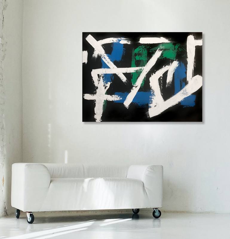 Original Abstract Expressionism Abstract Painting by Michael A McCullough