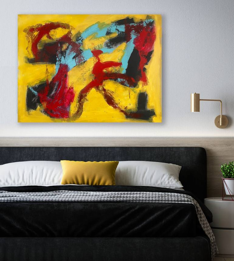 Original Abstract Expressionism Abstract Painting by Michael A McCullough