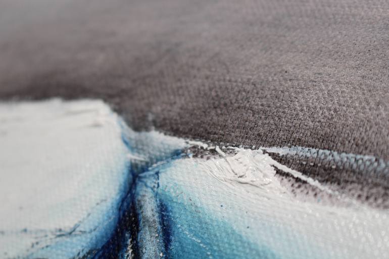 Original Abstract Landscape Painting by Emma Pesti