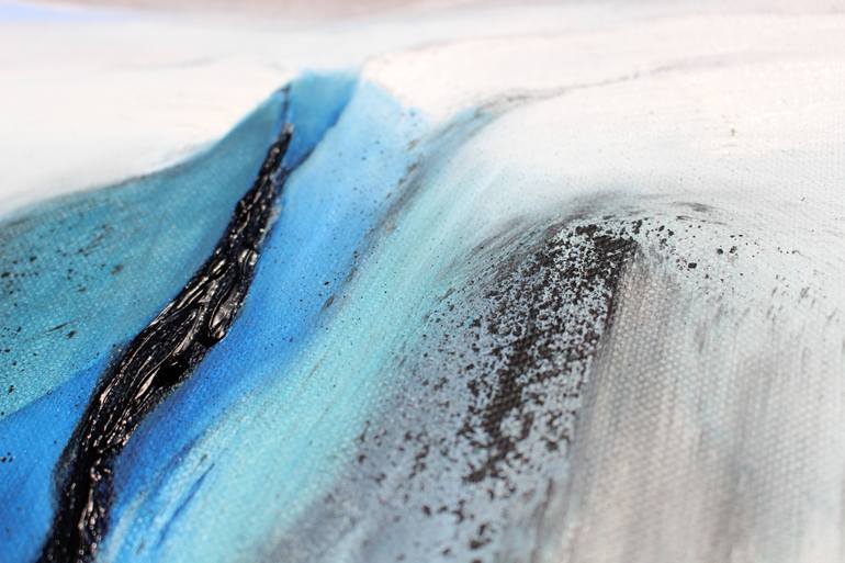 Original Abstract Landscape Painting by Emma Pesti