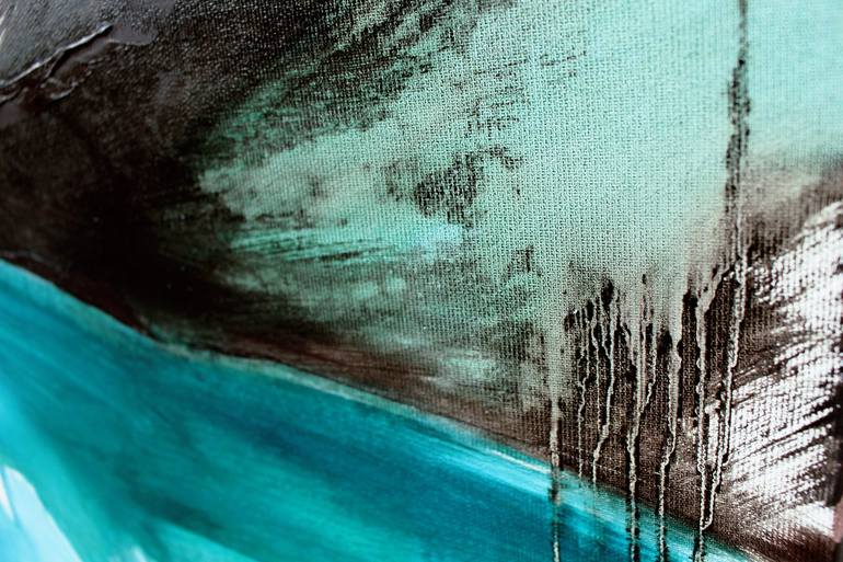 Original Abstract Landscape Painting by Emma Pesti