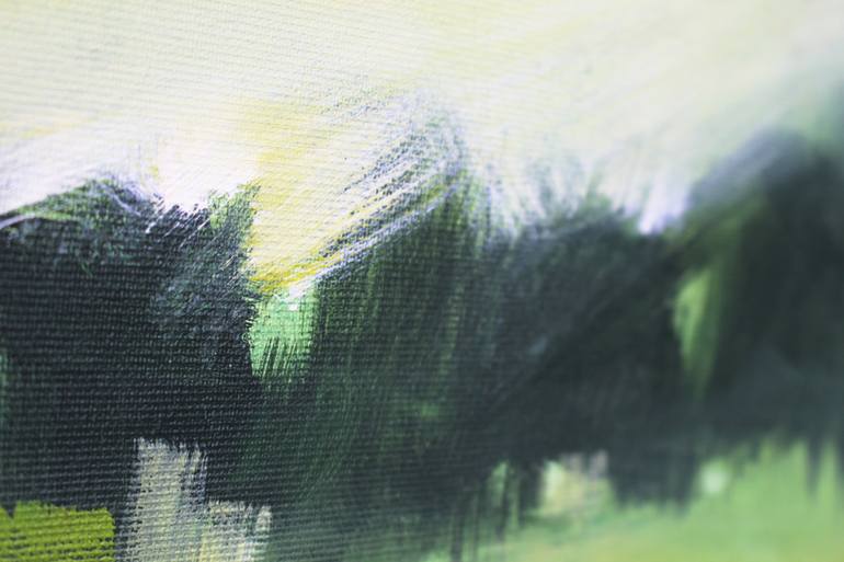 Original Abstract Landscape Painting by Emma Pesti