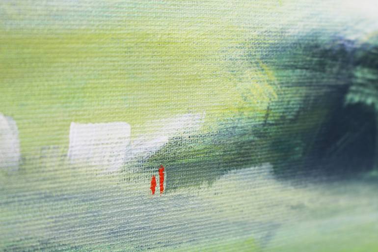 Original Abstract Landscape Painting by Emma Pesti