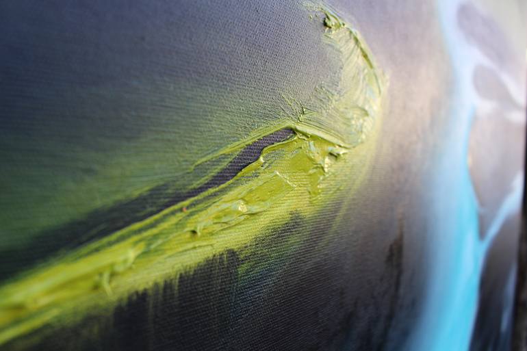 Original Abstract Landscape Painting by Emma Pesti