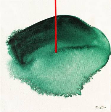 Original Abstract Expressionism Abstract Painting by Emma Pesti