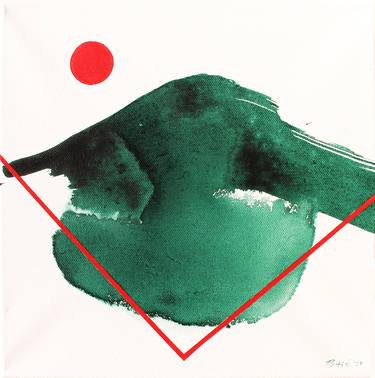 Original Abstract Expressionism Abstract Painting by Emma Pesti