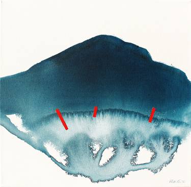 Original Abstract Landscape Painting by Emma Pesti