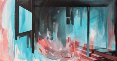 Original Abstract Interiors Paintings by Emma Pesti