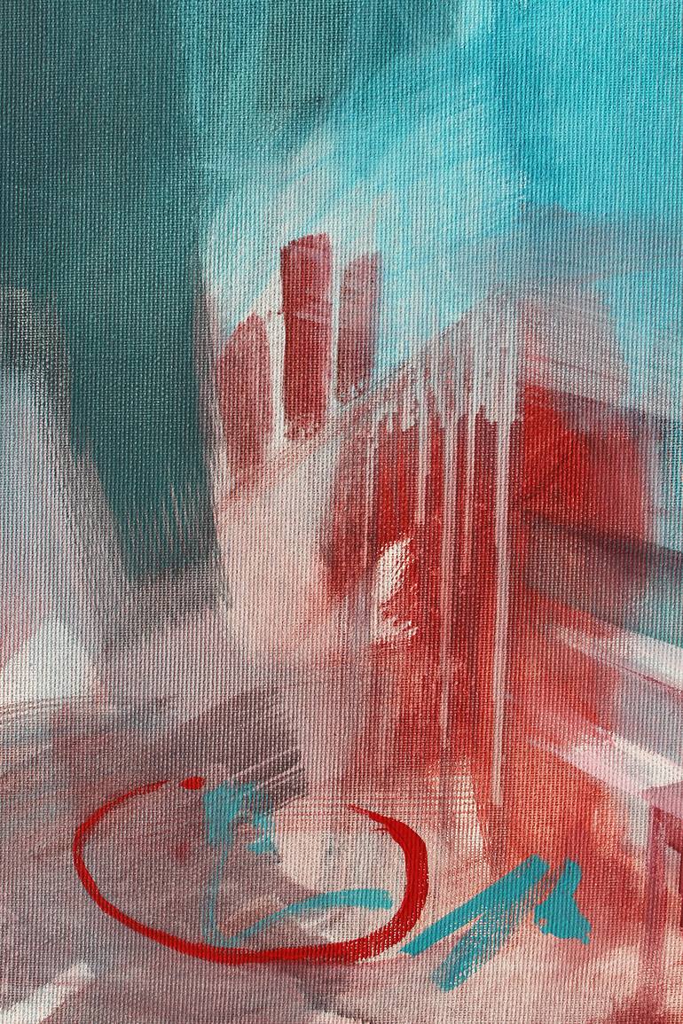 Original Abstract Interiors Painting by Emma Pesti