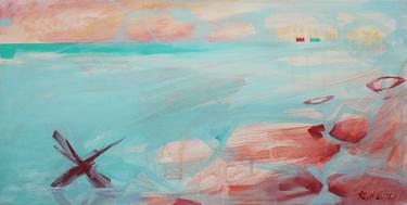 Original Abstract Landscape Paintings by Emma Pesti