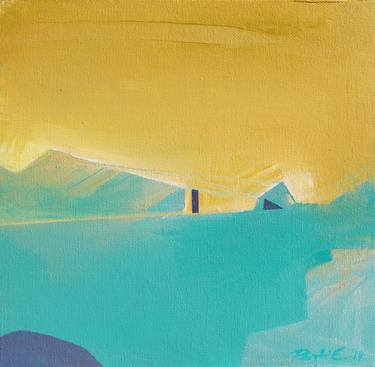 Print of Abstract Landscape Paintings by Emma Pesti