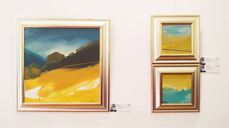 Original Abstract Landscape Painting by Emma Pesti