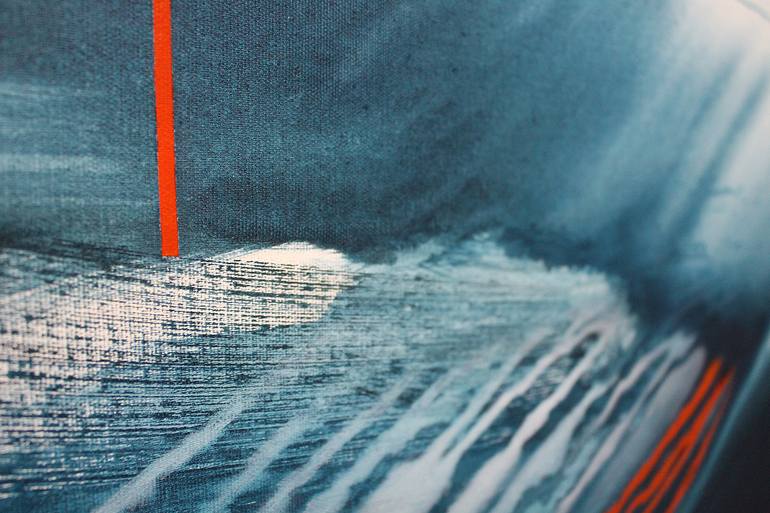 Original Abstract Expressionism Abstract Painting by Emma Pesti