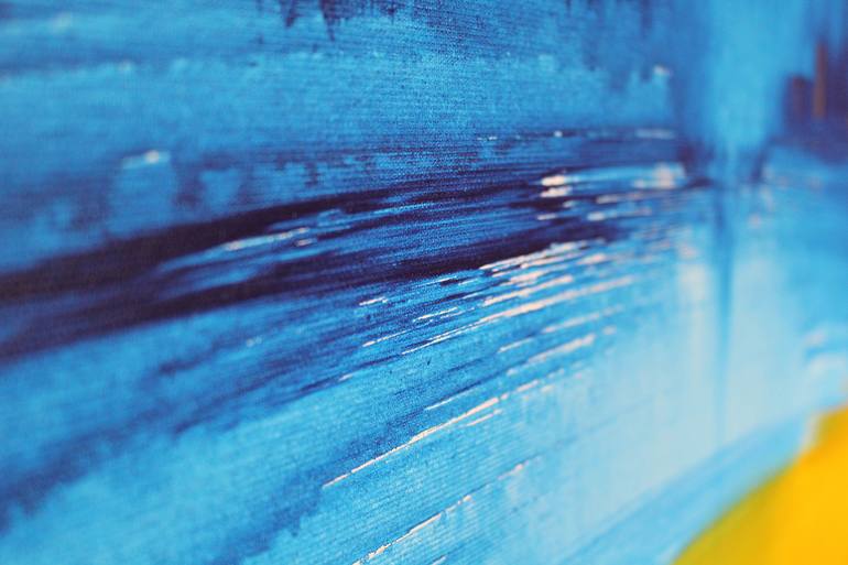 Original Abstract Expressionism Abstract Painting by Emma Pesti