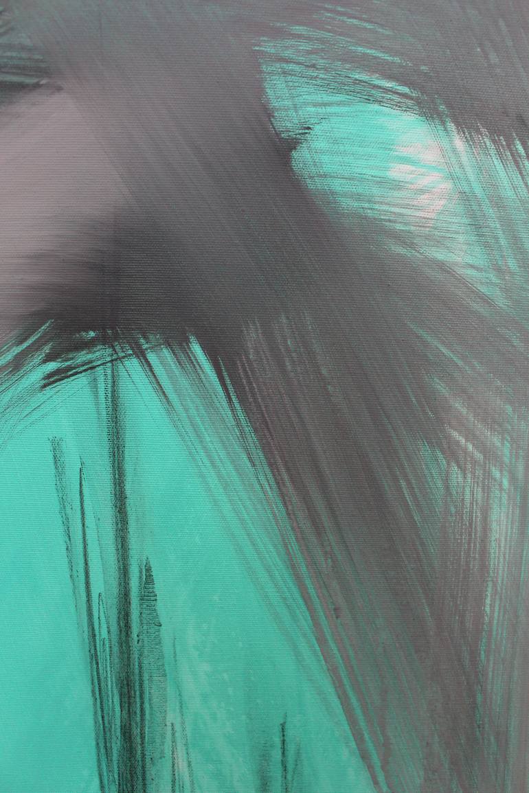 Original Abstract Expressionism Abstract Painting by Emma Pesti