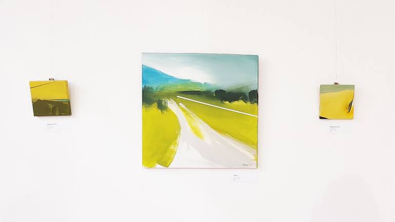 Original Abstract Expressionism Abstract Painting by Emma Pesti