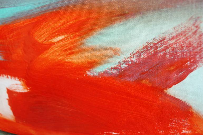 Original Abstract Expressionism Abstract Painting by Emma Pesti