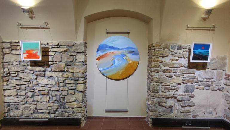 Original Abstract Expressionism Abstract Painting by Emma Pesti